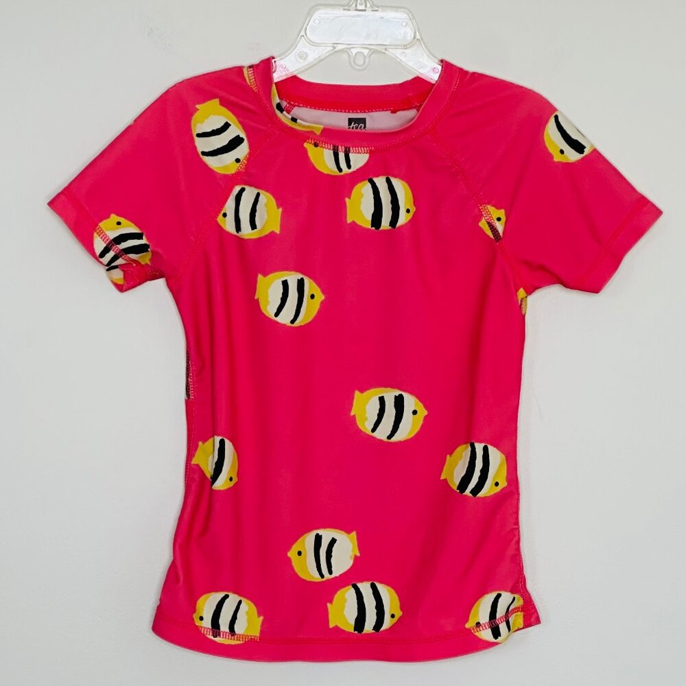 Tea Collection Girl's Rash Guard Swim Top Size 6